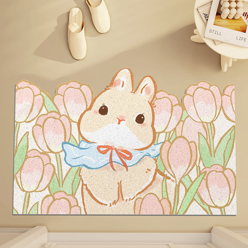 入户门垫丝圈地垫2023新款家用进门防滑地毯可裁剪pvc门口脚垫子,居家布艺,入户地垫,淘宝优惠券,粉丝福利购,淘宝优惠卷