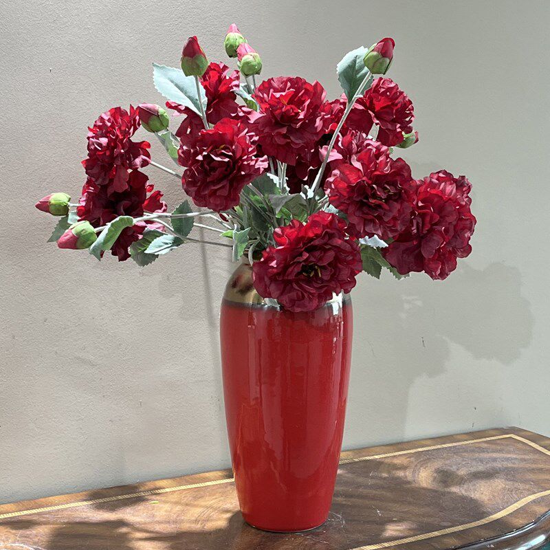 发财果冬青仿真花红色花瓶摆件客厅新年新房招财装饰品家居饰品