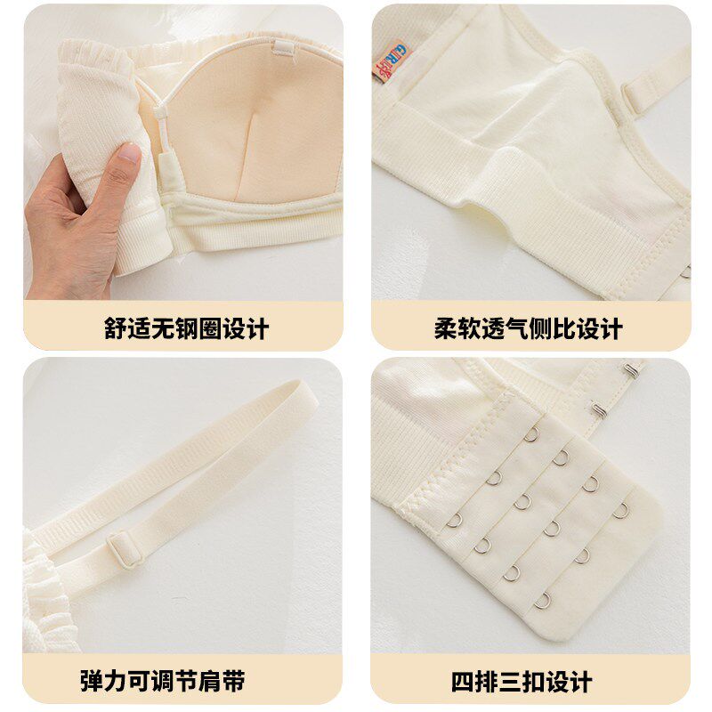 无肩带内衣女防滑小胸聚拢大胸显小裹胸抹胸夏季防走光薄款文胸罩