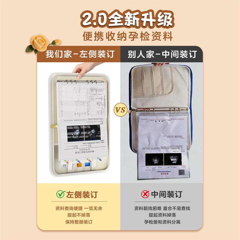 星星人产检孕检收纳册产检报告单孕妈怀孕记录册马年马宝宝孕期档