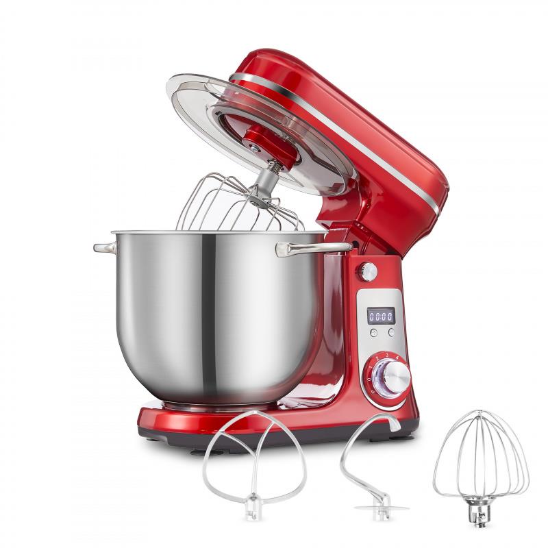 直流静音6L和面机搅面机1200W厨师机打蛋器搅拌机Stand mixer