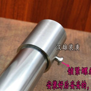 铜底座加厚暗装法兰座不锈钢圆管座衣柜衣杆架座托架衣托座25mm