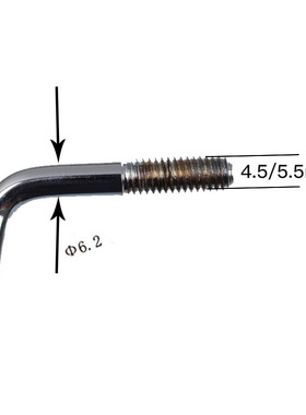 单摇电吉他摇把 颤音系统摇杆ST/SQ震音臂螺纹带帽黑金银色零配件