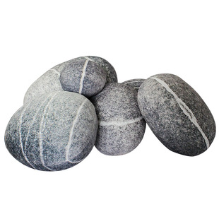 创意鹅卵石抱枕仿真石头坐敦靠垫家居装饰车展道具摆设