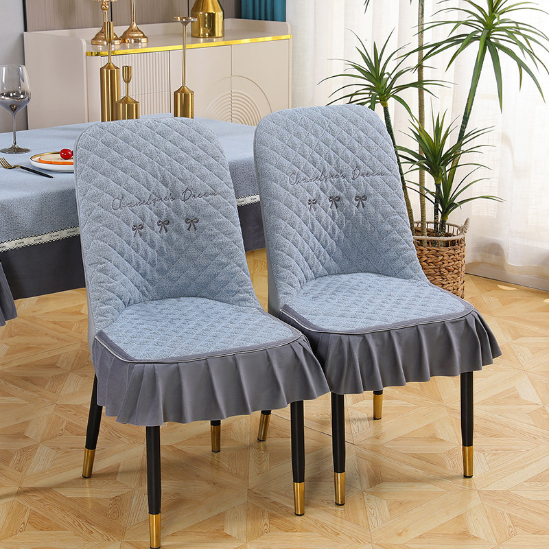 家用连体餐桌椅子套罩通用布艺餐桌坐垫座套加厚全包欧式2023新款,居家布艺,椅套/椅垫,淘宝优惠券,粉丝福利购,淘宝优惠卷