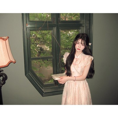 【REESE】国风少女3.0 夏季新中式国风修身显瘦连衣裙R6329H