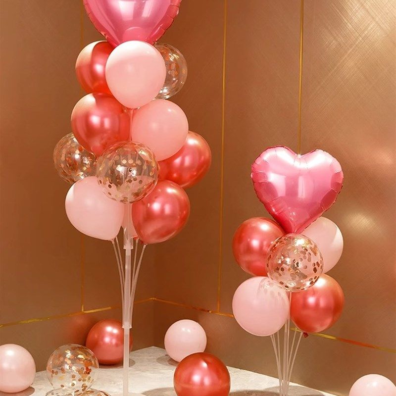 气球桌飘地飘立柱生日粉色商场门店酒店餐厅开业氛围装饰场景布置,节庆用品/礼品,气球,淘宝优惠券,粉丝福利购,淘宝优惠卷
