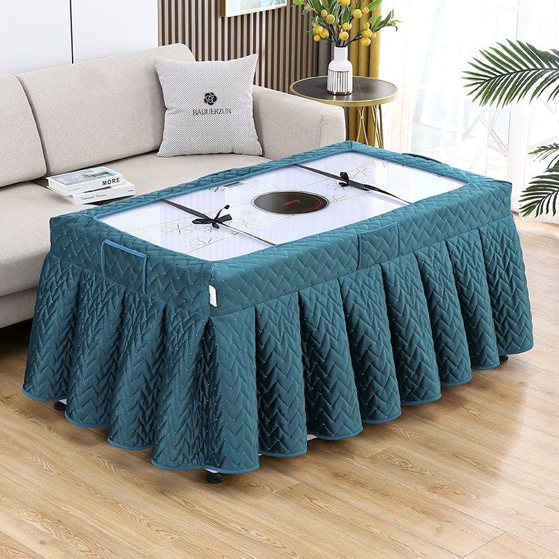 烤火桌罩套长方形双面绒加厚茶几桌布冬季新款烤火罩电炉罩套防水,居家布艺,烤火罩,淘宝优惠券,粉丝福利购,淘宝优惠卷
