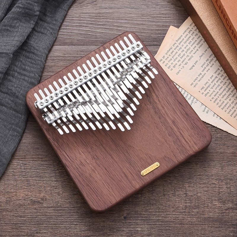 拇指琴42音34音17卡林巴听月听雪聆听胡桃木板式初学曲谱易学乐器,乐器/吉他/钢琴/配件,卡林巴/拇指琴,淘宝优惠券,粉丝福利购,淘宝优惠卷