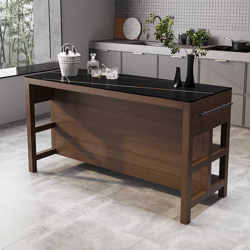 可移动中岛料理台单独厨房开放式备餐吧桌实木餐边柜靠墙一体储物,住宅家具,岛台,淘宝优惠券,粉丝福利购,淘宝优惠卷