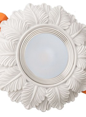 3色变光变色白色欧式LED射灯COB筒灯3W5W过道走廊天花灯玄关灯