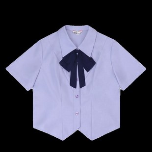 樱花家族jk衬衫大小姐【藤岛花信】学院风收腰制服班服短袖上衣女