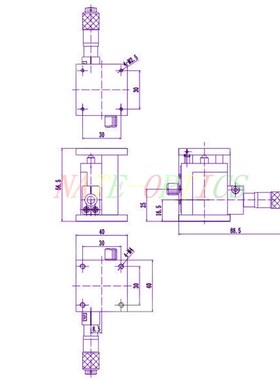 NT05VM13精密光学手动升降台 升降位移台 Z轴滑台 测微头微调平台