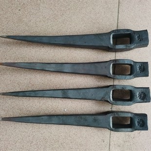 手工锻打挖石头挖煤矿镐头锄岩锄农用采挖树根工具洋镐尖镐岩镐头