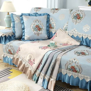 翠湖里沙发垫四季通用防滑欧式座垫子复合2023新款万能沙发套罩巾