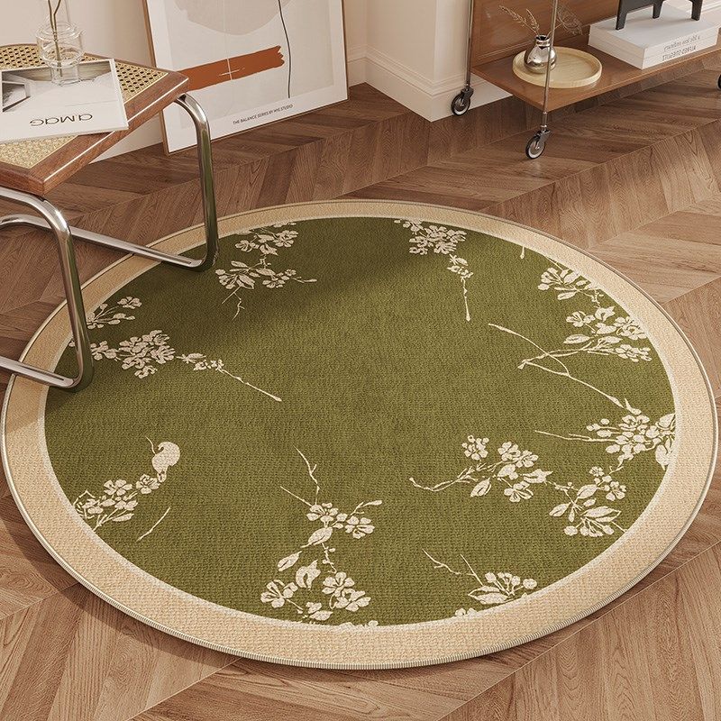 圆形地毯书房卧室电脑椅客厅沙发梳妆台复古摇摇椅垫子转椅地垫,居家布艺,地毯,淘宝优惠券,粉丝福利购,淘宝优惠卷