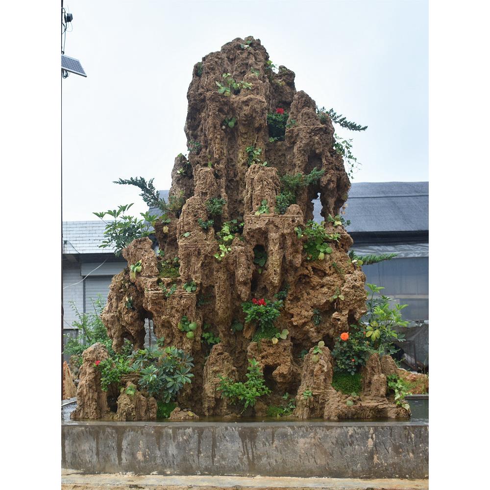 大型庭院天然上水石吸水石石头水秀石假山盆景山水室内造景镇宅石