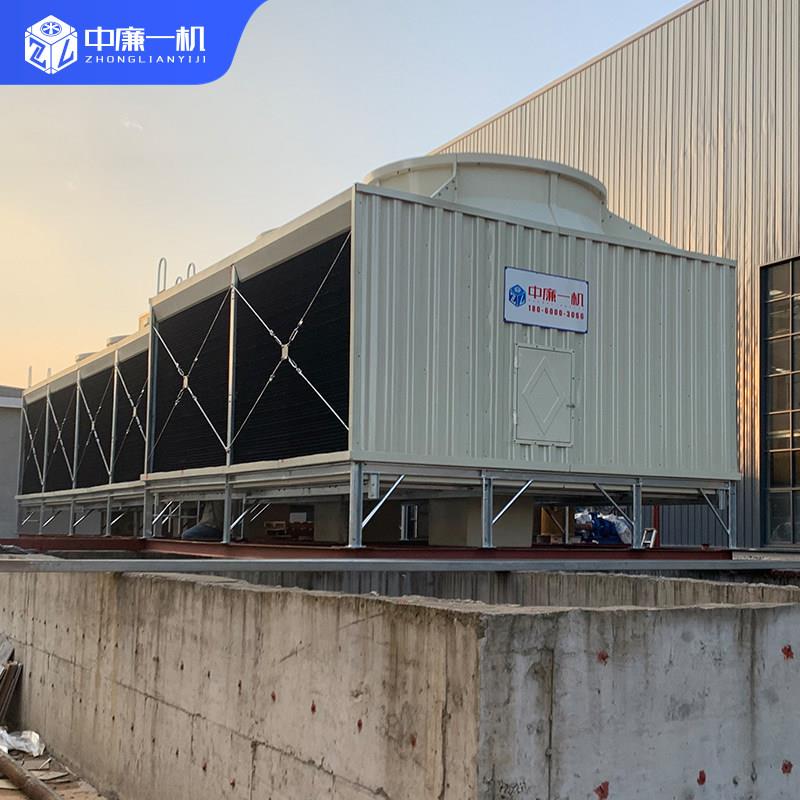 广州方形冷却塔200吨300吨玻璃纤维横流冷却水塔中央空调冷水塔80