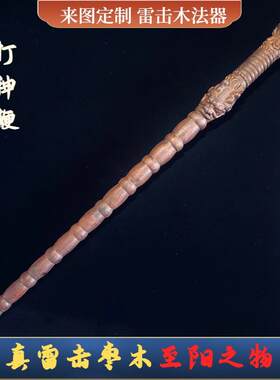 百年天然雷击枣木剑九节鞭打神鞭天师龙虎剑一体无拼接法器桃木剑