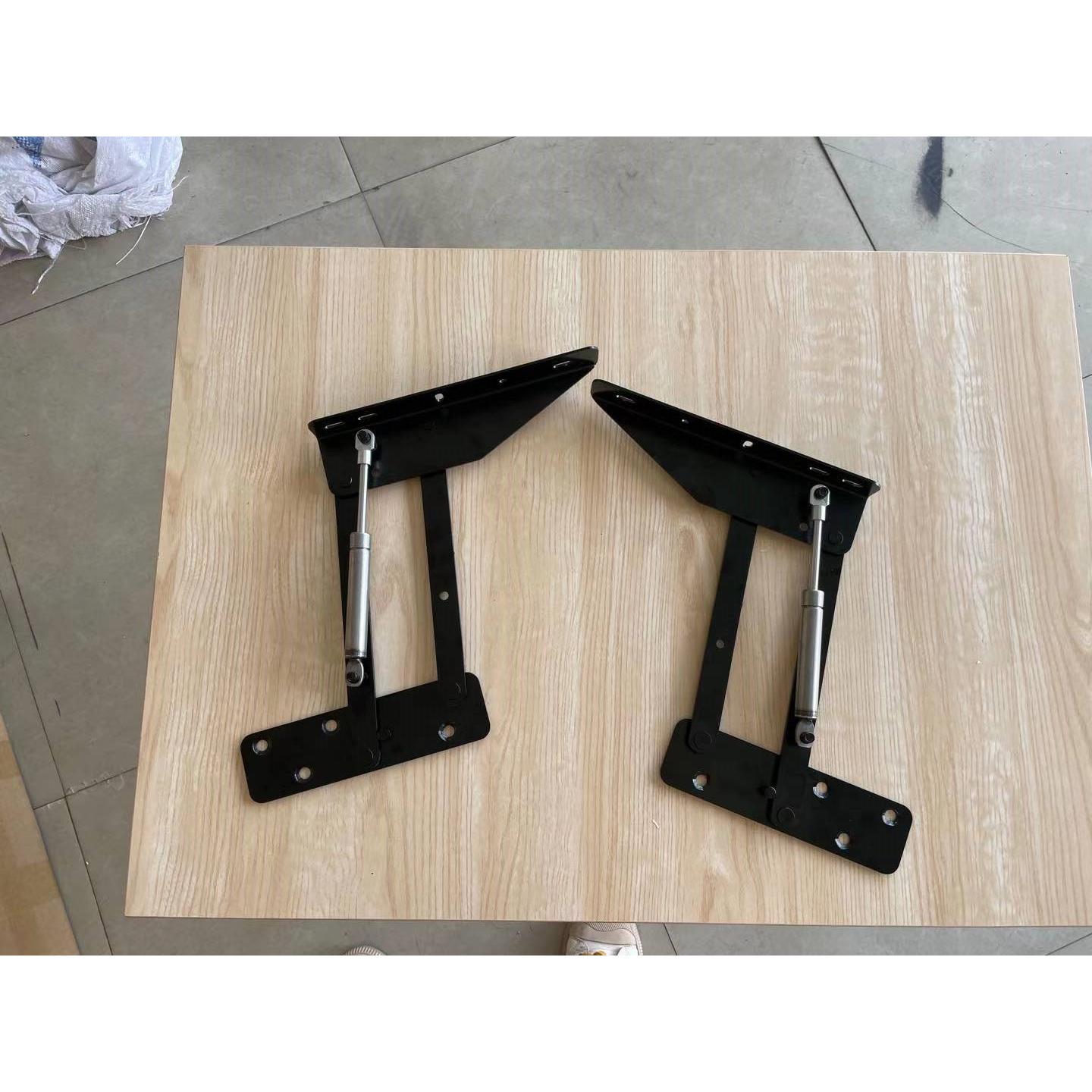 B26液压缓冲茶几桌面升降器餐桌两用升降折叠支架多功能家具五金