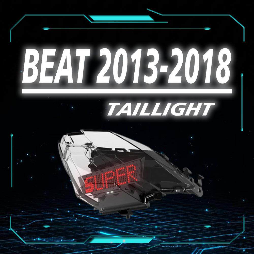 适用BEAT FI V2 2013-2018摩托车LED刹车尾灯改装件转向灯刹车灯