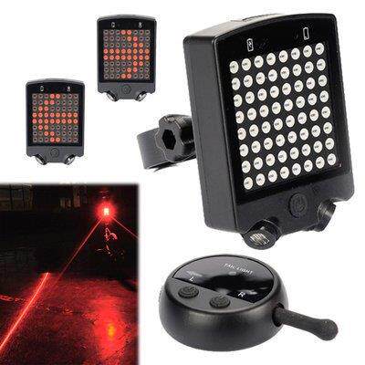 新款自行车户外骑行USB激光转向尾灯户外骑行用品山地车安全警示