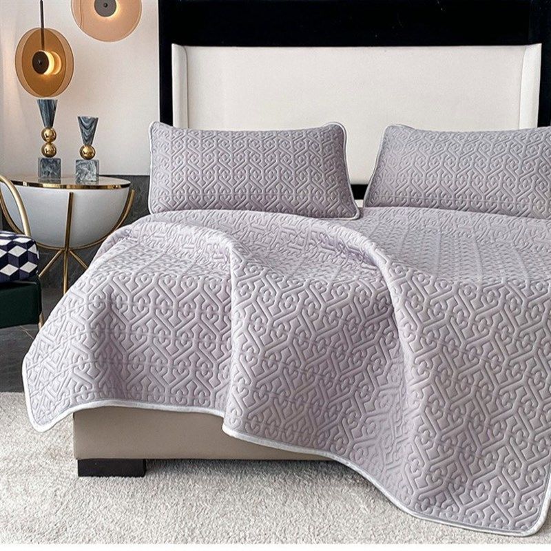 夏季冰丝乳胶凉席三件套折叠宿舍学生单人家用空调席一件礼品,床上用品,乳胶席,淘宝优惠券,粉丝福利购,淘宝优惠卷