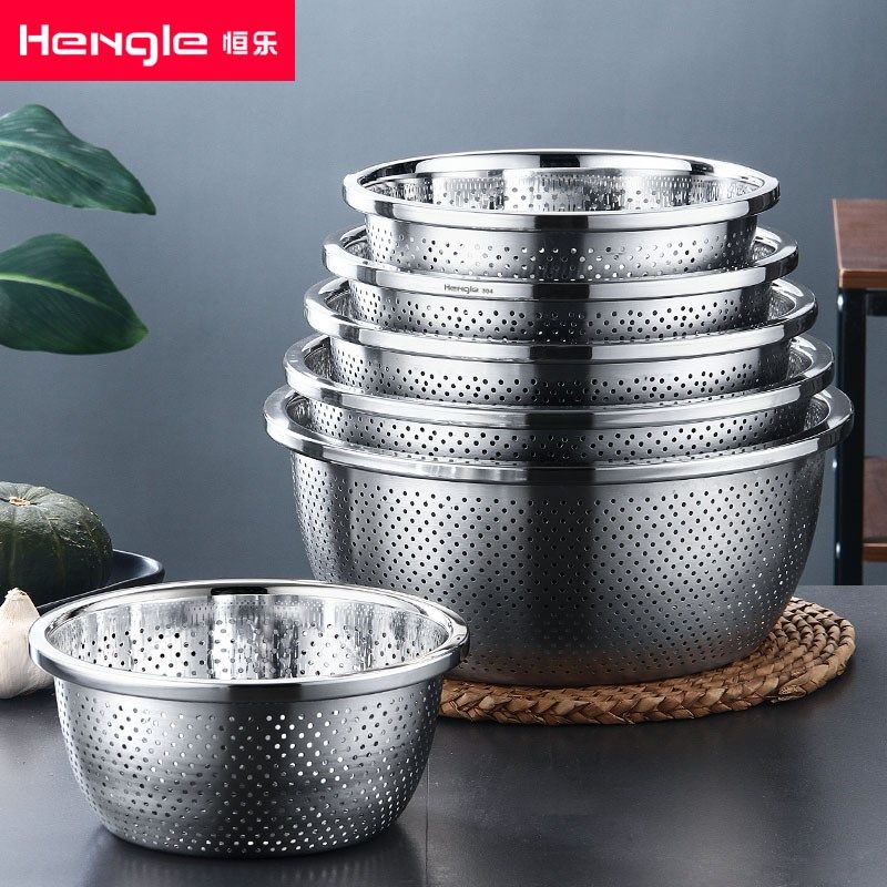 304不锈钢漏盆洗米盆水果盆筛子漏水盆淘米器洗菜沥水盆漏筛盆子,餐饮具,盆,淘宝优惠券,粉丝福利购,淘宝优惠卷