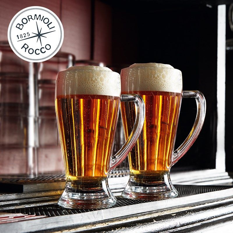 意大利进口无铅玻璃 Baviera啤酒杯把杯果汁饮料牛奶杯,餐饮具,啤酒杯,淘宝优惠券,粉丝福利购,淘宝优惠卷