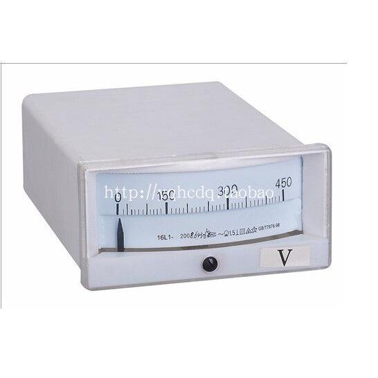 嵌入式指针交流电压表16L1-V 450V 250V 300V 12KV 6KV 10KV/100V