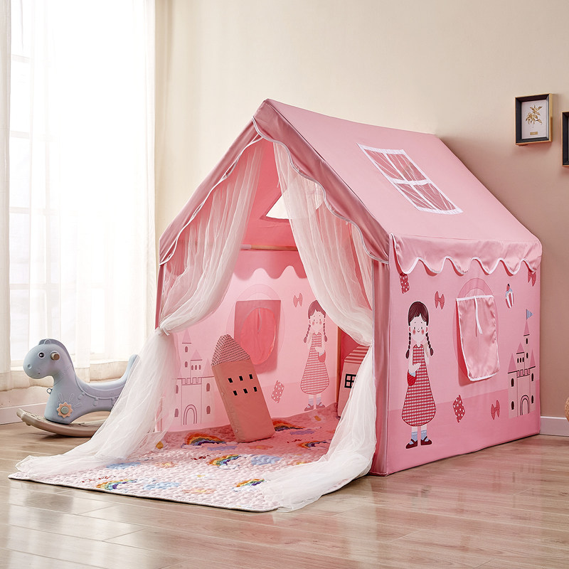 儿童帐篷室内公主游戏屋过家家睡觉女孩玩具屋娃娃家床上小房子