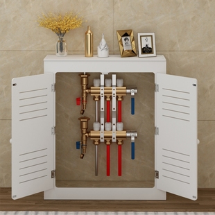 地暖阀门遮挡罩遮丑柜暖气水管气表管道分水器遮挡柜装饰箱防水