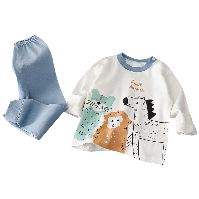 儿童秋衣秋裤套装纯棉女宝宝全棉睡衣两件套男童内衣婴儿家居服,童装/婴儿装/亲子装,内衣套装,淘宝优惠券,粉丝福利购,淘宝优惠卷