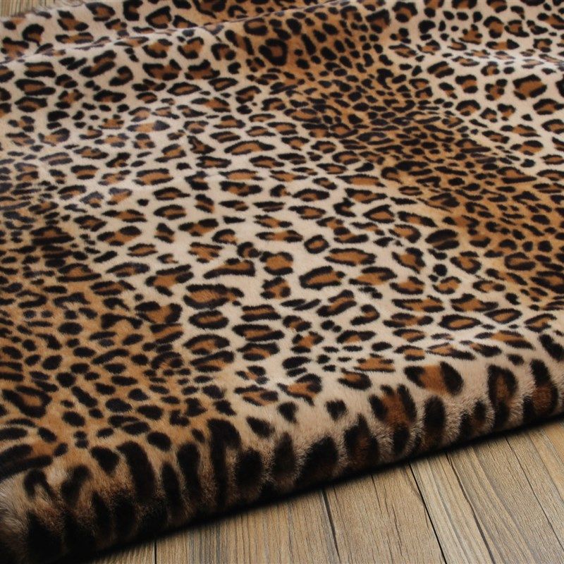 仿獭兔毛豹纹皮草毛绒布料面料装饰diy背景布服装抱枕桌布沙发垫,居家布艺,海绵垫/布料/面料/手工diy,淘宝优惠券,粉丝福利购,淘宝优惠卷