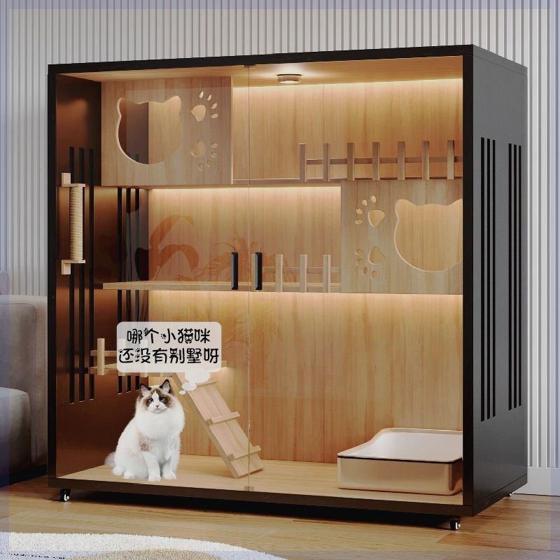 猫别墅宠物柜家用猫屋室内宠物柜猫笼子双层柜猫窝一体猫房架,宠物/宠物食品及用品,猫笼子/猫别墅,淘宝优惠券,粉丝福利购,淘宝优惠卷