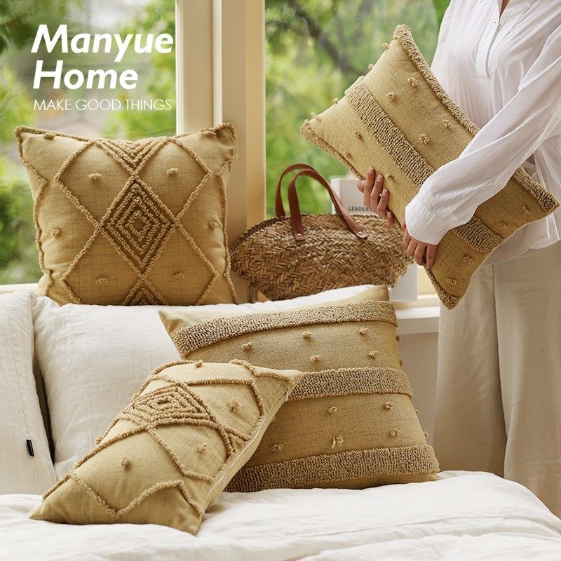 蔓越家 只此棉麻 文艺民宿风棉麻抱枕抱枕套含芯沙发靠垫午睡靠枕,居家布艺,靠垫/抱枕,淘宝优惠券,粉丝福利购,淘宝优惠卷