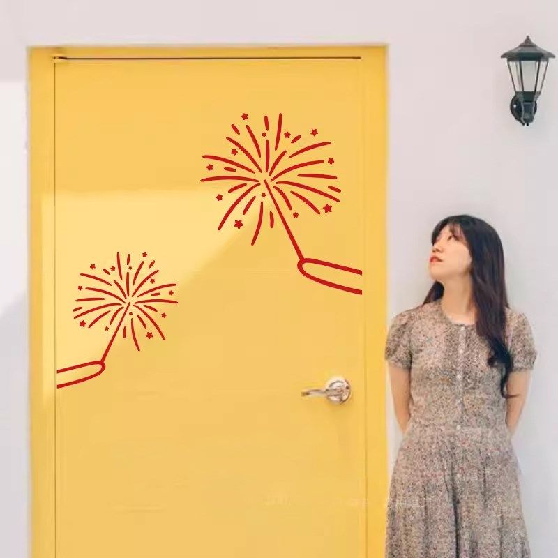 镂空磨砂有趣的图案新年装饰窗户贴过年春节场景布置门窗镜子墙贴,家居饰品,软装墙贴,淘宝优惠券,粉丝福利购,淘宝优惠卷