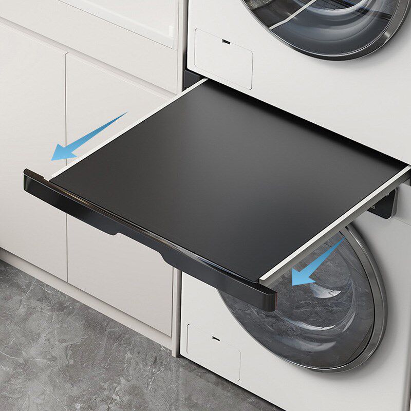 洗衣机烘干机抽拉叠衣板隐形晾衣架上方置物架子洗烘套装抽拉支架,基础建材,柜内裤架,淘宝优惠券,粉丝福利购,淘宝优惠卷