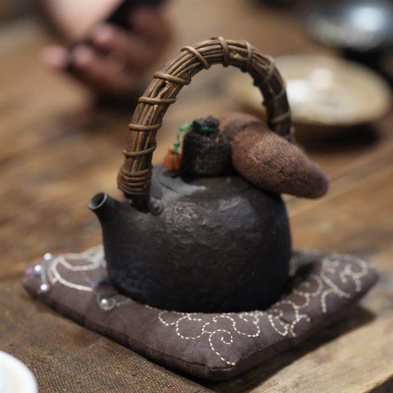 纯手工铁壶烧水壶煮茶壶泡茶壶碳炉围炉煮茶煮茶壶