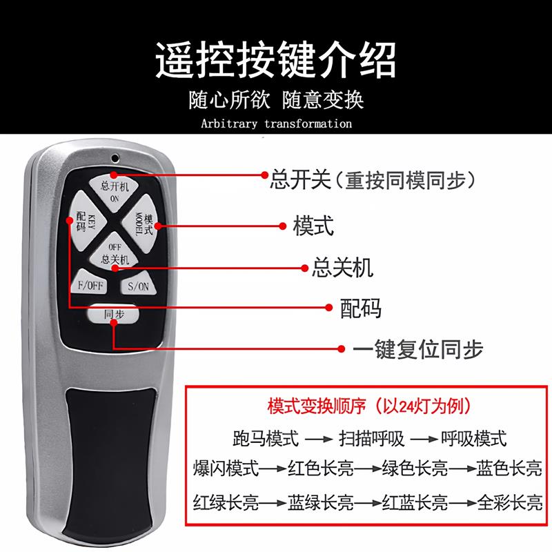 汽车轮毂夜发光氛围灯轮胎呼吸跑马迎宾灯太阳能七彩灯防追尾装饰