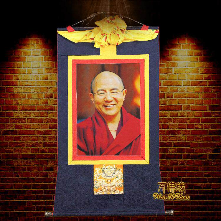 索达吉唐卡尼泊尔织锦布料藏族卷轴画像装饰画挂画订制定制厂家