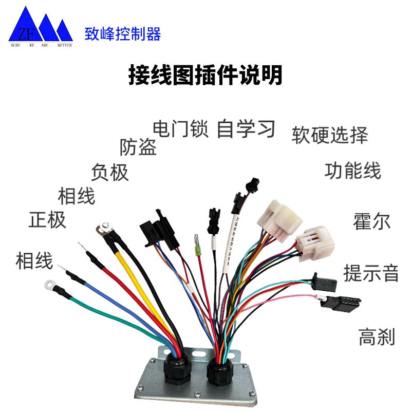 三轮车控制器博技电动三轮车专用控制器48V60V72V18管1200W