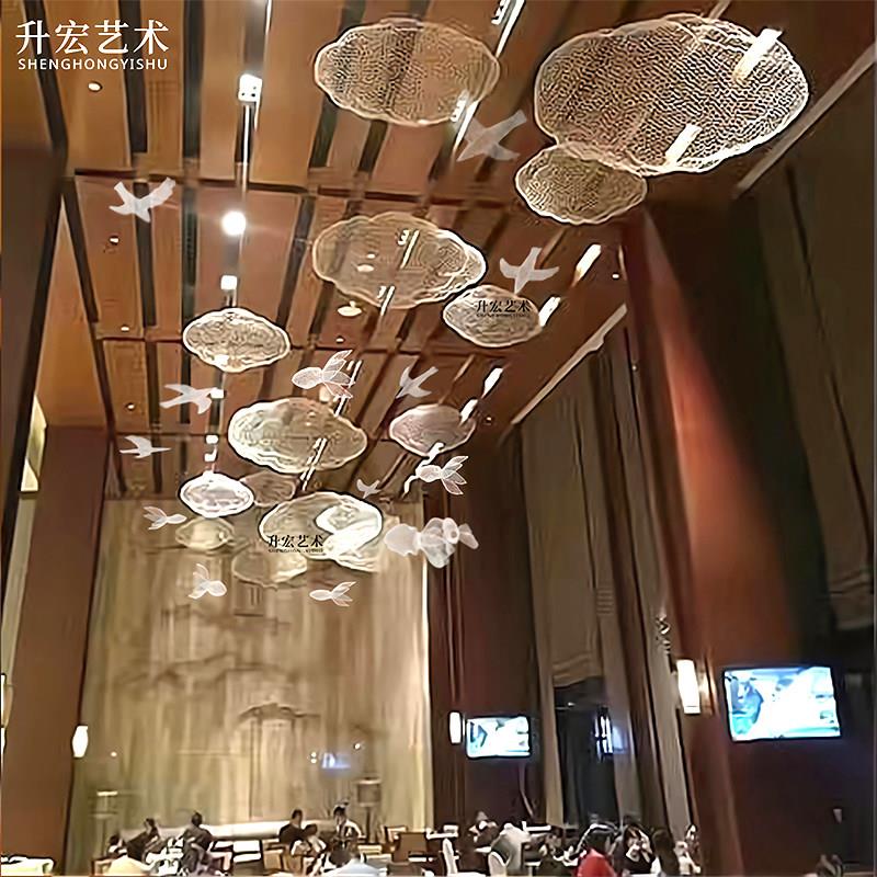云朵飞鸟幼儿园商场店铺天花板空中吊饰吊顶装饰悬挂创意挂件挂饰