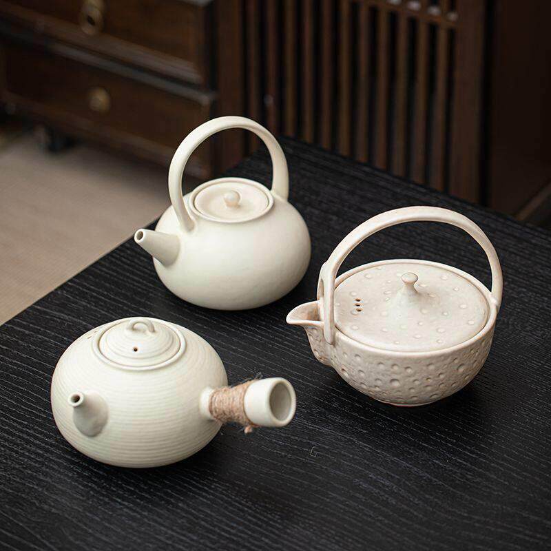 特别好看的煮茶壶梨汤煮茶壶侧把嘟嘟壶围炉煮茶泡茶器煮水烧水壶