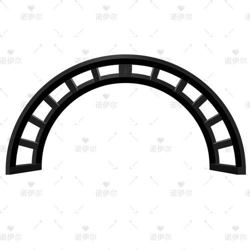 铁艺拱门花架半拱门爬藤架庭院别墅门柱攀爬支架门头爬藤架可定制
