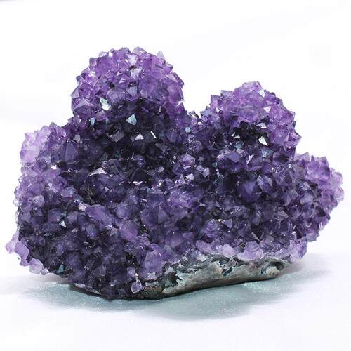 易晶缘一物一图乌拉圭天然紫水晶晶簇摆件消磁石头原石矿石标本
