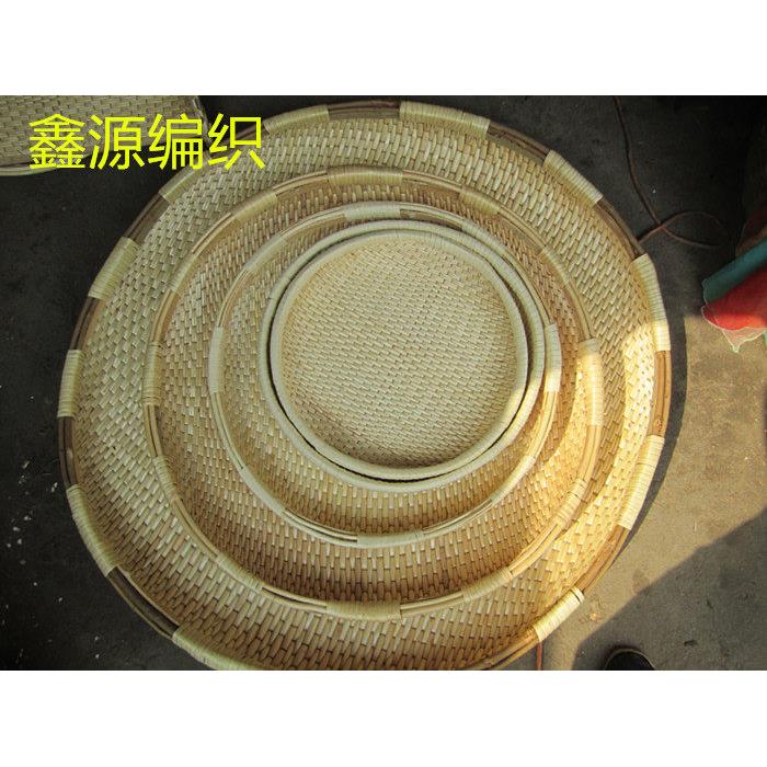 纯手工柳条匾 平条匾 民间工艺 柳编家用筐 晾晒匾 养蚕匾 圆笸箩