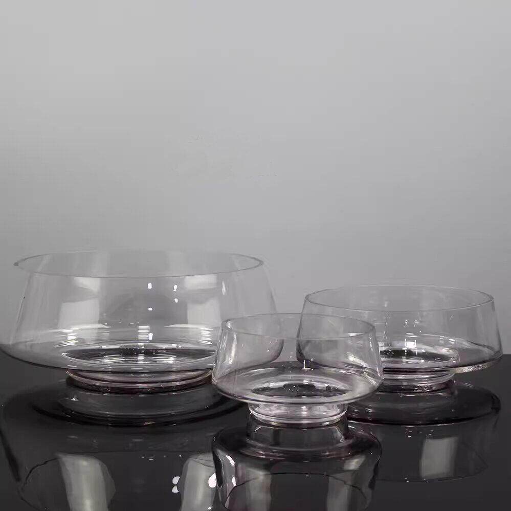 大口径玻璃花盆多肉植物微景观水仙花器 客厅软装花艺瓶摆件水培