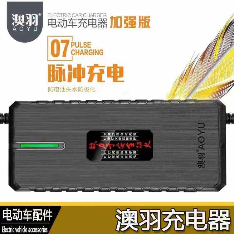 自动断电二轮车三轮车电动车充电器48V20AH60V20A72V20AH澳羽正品