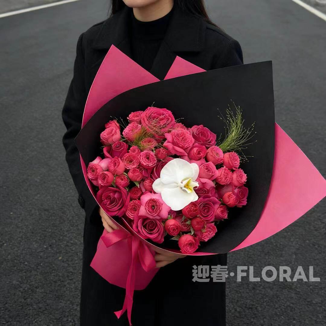 常州鲜花快递同城配送女神节向日葵粉玫瑰绣球花束混搭生日送花店